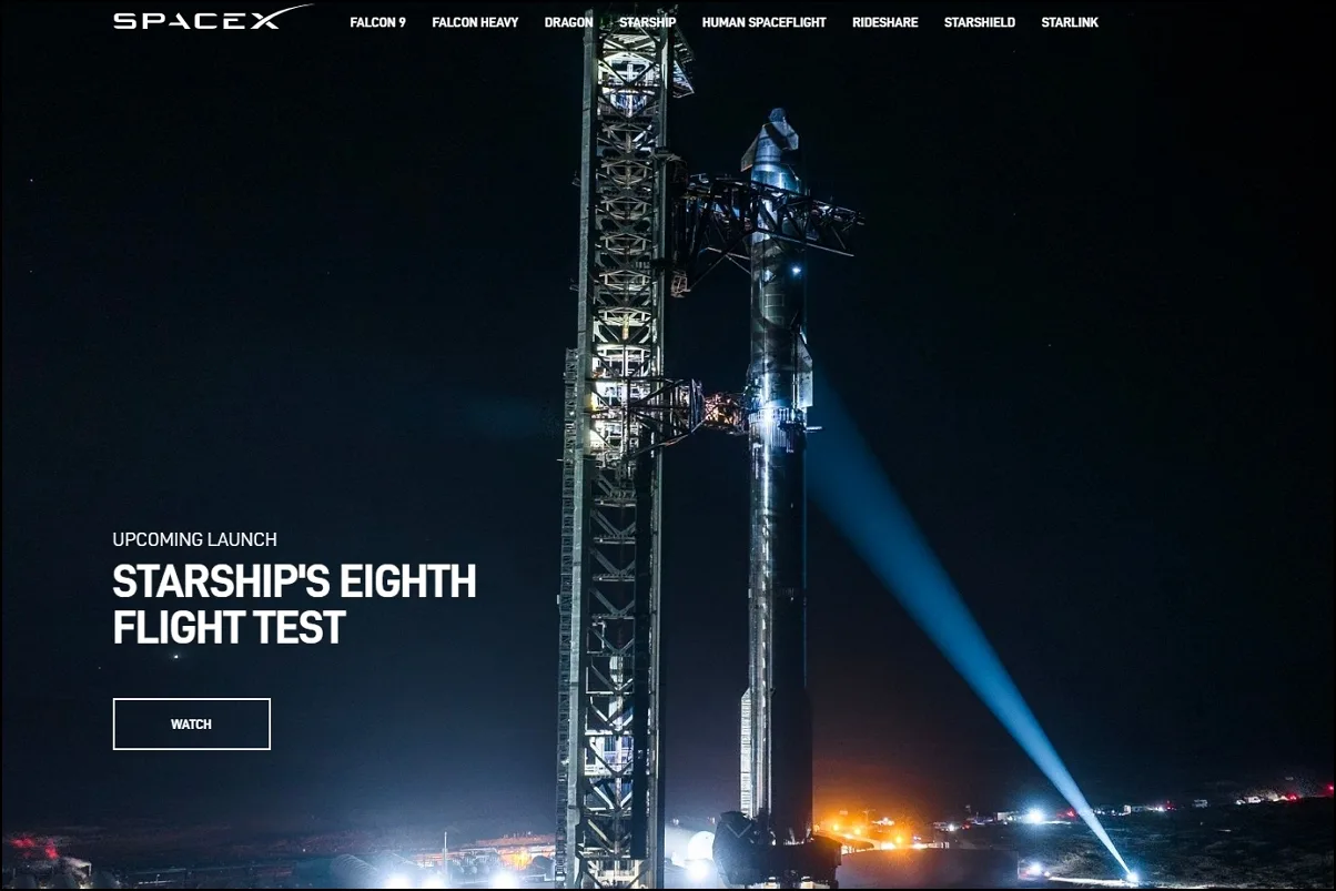 美國太空 SpaceX 準備第八次發射:首次投放載荷與重返大氣層! 5 00 SpaceX Starships eighth test flight