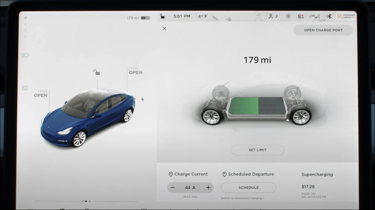 Tesla 電量預估精準再提升,胎壓、手機充電、USB耗電都納入計算! 1