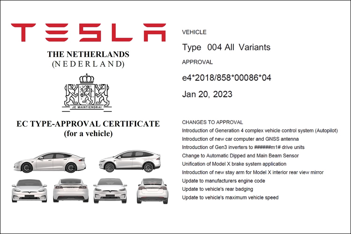 Tesla 硬體 HW4.0 歐洲獲准用在新款 Model S/X,但 Model 3/Y 除外! 1 Tesla,HW4.0