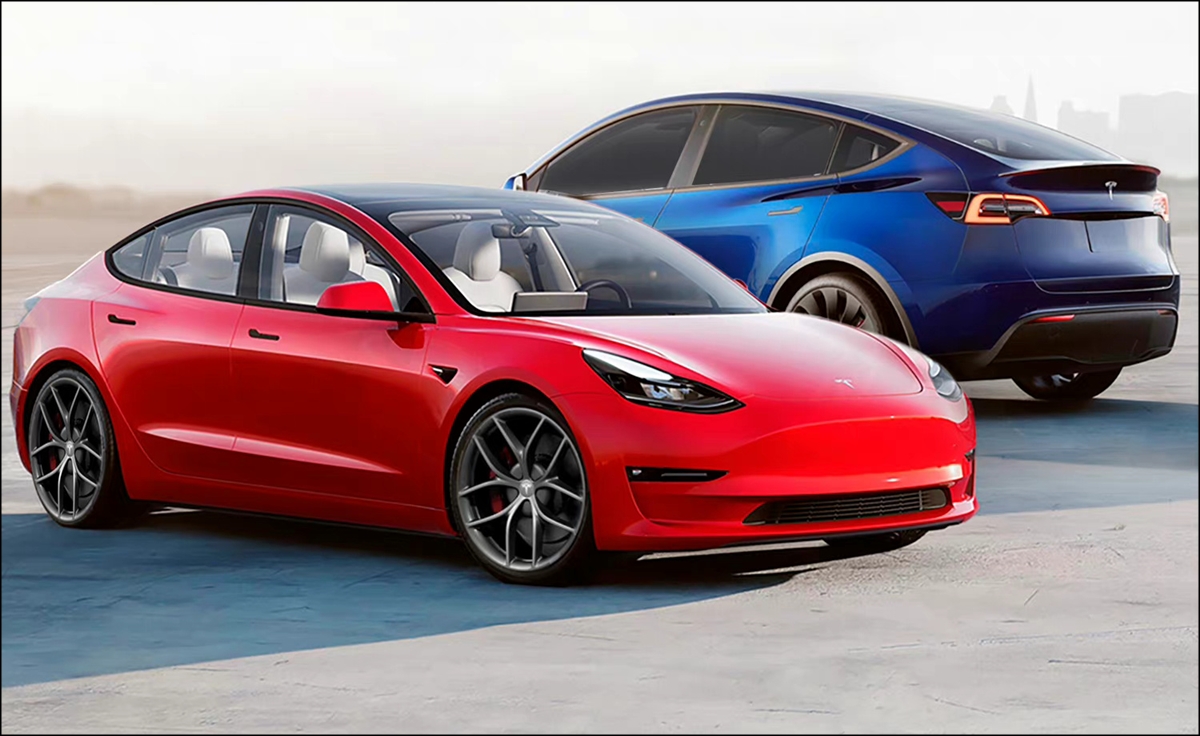 Tesla 陸區降價了!Model 3、Y 售價調降最多差16萬元台幣! 1 Tesla,中國降價