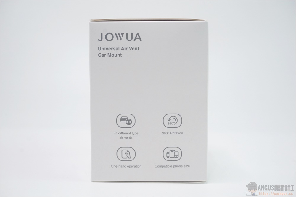 JOWUA 360度手機車架開箱,冷氣出風口專用質感、拆裝都方便! 3 JOWUA,360度 Roller Clamp,MagSafe