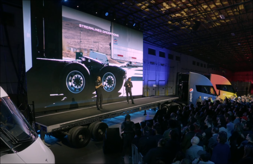 Tesla V4 超級充電站 1000 kW 充電功率,Cybertruck、Semi搶先使用! 1 Tesla,V4 超級充電站,1000 kW 充電功率