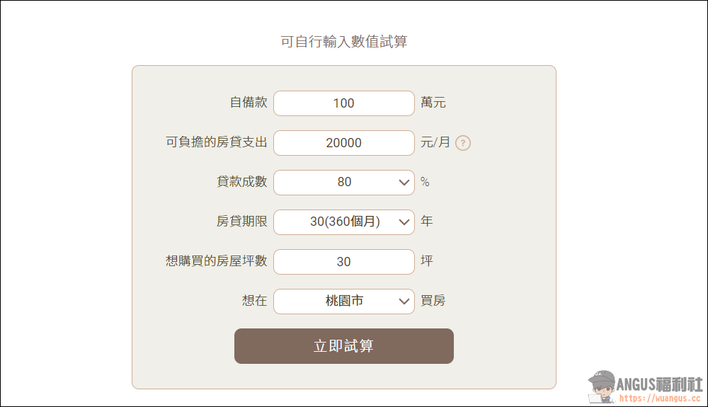 買房能力評估與計算網站,全台六都你適合買房還是租房? 3