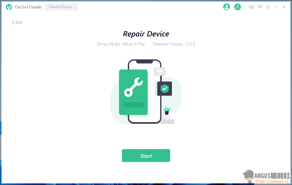 UnicTool Umendit 蘋果手機維修工具,一鍵修復系統iOS疑難雜症問題! 6 UnicTool Umendit,Umendit,UnicTool